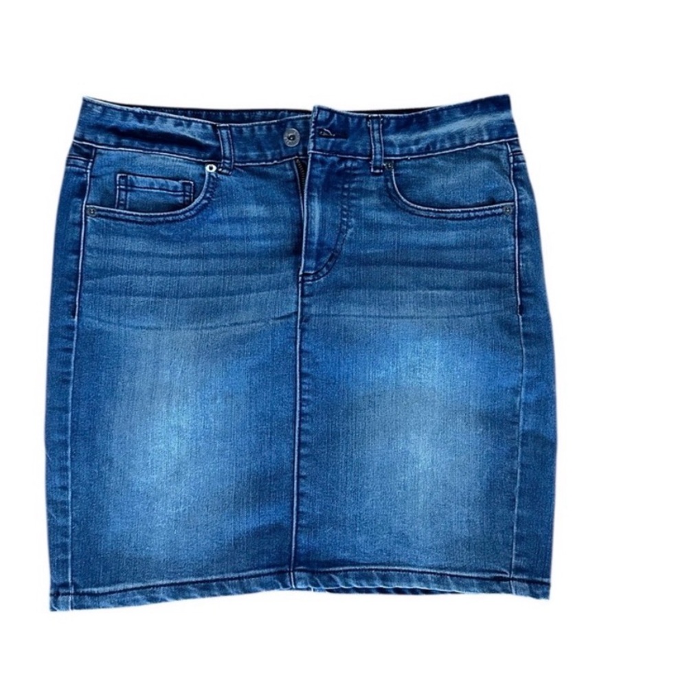 Joe Fresh Medium Blue Denim Pencil Skirt